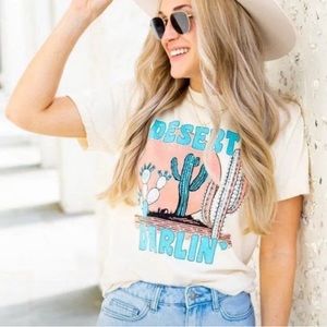 Desert Darlin Western Boho Graphic Tee
